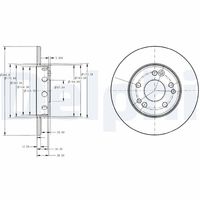 DELPHI BG2314 - Disco de freno