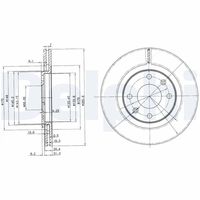 DELPHI BG2387 - Lado de montaje: Eje delantero<br>Tipo de disco de frenos: macizo<br>Número de orificios: 4<br>Homologación: E1 90R-02C0100/0006<br>Superficie: aceitado<br>Diámetro exterior [mm]: 266<br>Espesor de disco de frenos [mm]: 10<br>Espesor mínimo [mm]: 8<br>Diámetro de centrado [mm]: 66,1<br>Altura [mm]: 27<br>