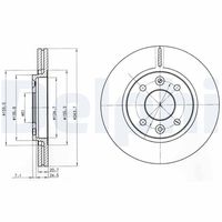 DELPHI BG2403 - Disco de freno