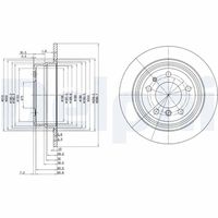 DELPHI BG2437 - Disco de freno