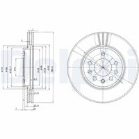 DELPHI BG2750 - Lado de montaje: Eje trasero<br>Tipo de disco de frenos: macizo<br>Número de orificios: 4<br>Homologación: E1 90R-02C0241/1599<br>Superficie: aceitado<br>Diámetro exterior [mm]: 270<br>Espesor de disco de frenos [mm]: 10<br>Espesor mínimo [mm]: 8<br>Diámetro de centrado [mm]: 57<br>Altura [mm]: 78<br>