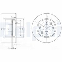 DELPHI BG2803 - Disco de freno