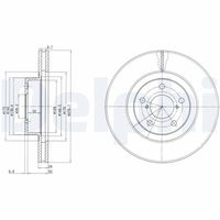 COMLINE ADC0811V - Disco de freno - Comline