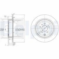 DELPHI BG3049 - Disco de freno