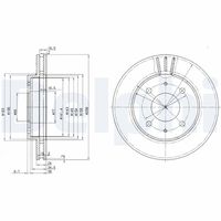 DELPHI BG3202 - Lado de montaje: Eje trasero<br>Dinámica de frenado / conducción: para vehículos con ABS<br>Sistema de frenos: Akebono<br>para el tipo de serie del modelo: DA2A<br>Tipo de disco de frenos: macizo<br>Número de orificios: 4<br>Homologación: E1 90R-02C0100/1552<br>Superficie: aceitado<br>Diámetro exterior [mm]: 236<br>Espesor de disco de frenos [mm]: 10<br>Espesor mínimo [mm]: 8<br>Diámetro de centrado [mm]: 64<br>Altura [mm]: 41<br>