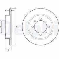 DELPHI BG3203 - Disco de freno