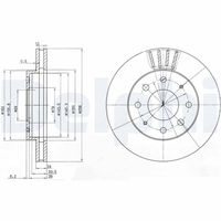 DELPHI BG3401 - Disco de freno