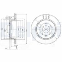 DELPHI BG3542 - Lado de montaje: Eje delantero<br>Altura [mm]: 48,2<br>Tipo de disco de frenos: ventilación interna<br>Espesor de disco de frenos [mm]: 32<br>Espesor mínimo [mm]: 30<br>Diámetro exterior [mm]: 355<br>Número de orificios: 5<br>Diámetro de centrado [mm]: 71<br>corona de agujeros - Ø [mm]: 108<br>Superficie: revestido<br>