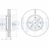 DELPHI BG3569 - Lado de montaje: Eje delantero<br>Altura [mm]: 41,1<br>Tipo de disco de frenos: ventilación interna<br>Espesor de disco de frenos [mm]: 23,8<br>Espesor mínimo [mm]: 22<br>Número de taladros: 3<br>Diámetro exterior [mm]: 260<br>Número de orificios: 4<br>Diámetro de centrado [mm]: 60<br>corona de agujeros - Ø [mm]: 100<br>Superficie: revestido<br>