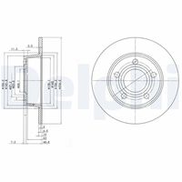 DELPHI BG3672 - Disco de freno