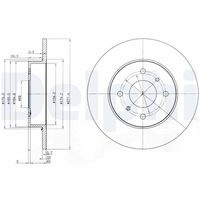 DELPHI BG3764 - Disco de freno