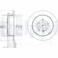 DELPHI BG3779 - Disco de freno