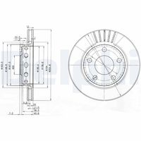 DELPHI BG3785 - Disco de freno