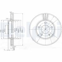 DELPHI BG3792 - Disco de freno