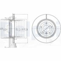 DELPHI BG3872 - Disco de freno