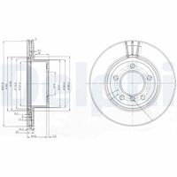 COMLINE ADC1717V - Disco de freno - Comline