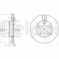 DELPHI BG3927 - Disco de freno