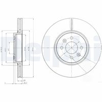 DELPHI BG3929 - Disco de freno