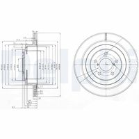 DELPHI BG3931 - Disco de freno