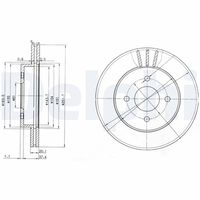 DELPHI BG3932 - Disco de freno