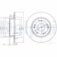 DELPHI BG3964 - Disco de freno