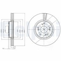 DELPHI BG3978 - Disco de freno