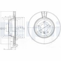 DELPHI BG3959 - Disco de freno