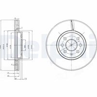 DELPHI BG3989 - Lado de montaje: Eje trasero<br>Tipo de disco de frenos: macizo<br>Número de orificios: 5<br>Homologación: E4 90R-02C0747/2816<br>Superficie: aceitado<br>Diámetro exterior [mm]: 264<br>Espesor de disco de frenos [mm]: 10<br>Espesor mínimo [mm]: 8<br>Diámetro de centrado [mm]: 65,5<br>Altura [mm]: 42<br>