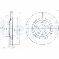 DELPHI BG3997 - Disco de freno