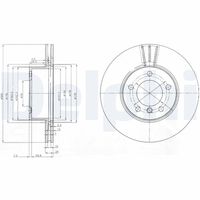 COMLINE ADC1744V - Disco de freno - Comline