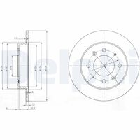 DELPHI BG4017 - Disco de freno