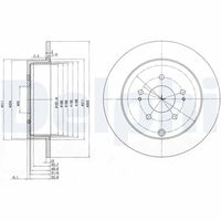 DELPHI BG4035 - Lado de montaje: Eje delantero<br>Tipo de disco de frenos: ventilado<br>Número de orificios: 5<br>Homologación: E1 90R-02C0339/1686<br>Superficie: aceitado<br>Diámetro exterior [mm]: 290<br>Espesor de disco de frenos [mm]: 26<br>Espesor mínimo [mm]: 24,4<br>Diámetro de centrado [mm]: 69<br>Altura [mm]: 45,7<br>