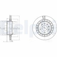 DELPHI BG4046 - Disco de freno