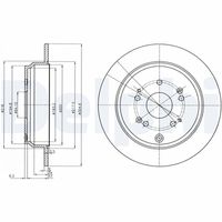 BREMSI CD7860S - Disco de freno