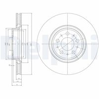 DELPHI BG4071 - Disco de freno