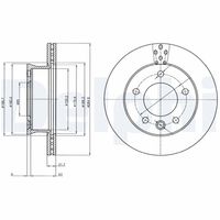 DELPHI BG4067 - Disco de freno