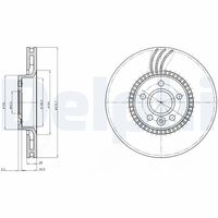 DELPHI BG4123 - Disco de freno