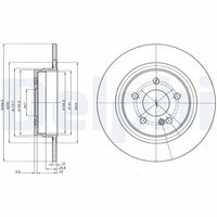 COMLINE ADC1663 - Disco de freno - Comline