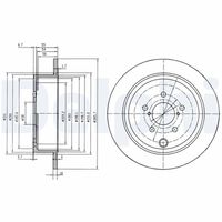 DELPHI BG4158 - Disco de freno