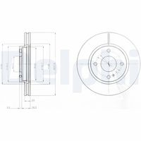 DELPHI BG4170 - Disco de freno