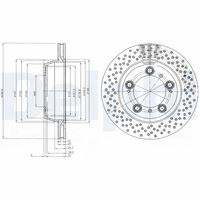 DELPHI BG4151 - Disco de freno