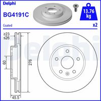 COMLINE ADC1151V - Disco de freno - Comline