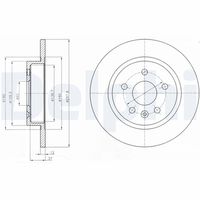 DELPHI BG4199 - Disco de freno