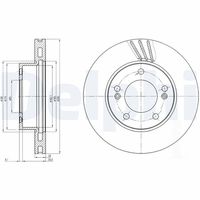 DELPHI BG4207 - Disco de freno