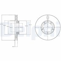 DELPHI BG4217 - Disco de freno