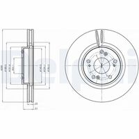 DELPHI BG4224 - Disco de freno