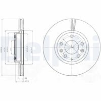 COMLINE ADC0469V - Disco de freno - Comline