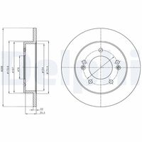 DELPHI BG4310 - Disco de freno