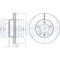 DELPHI BG4328 - Disco de freno