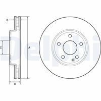 COMLINE ADC1679V - Disco de freno - Comline